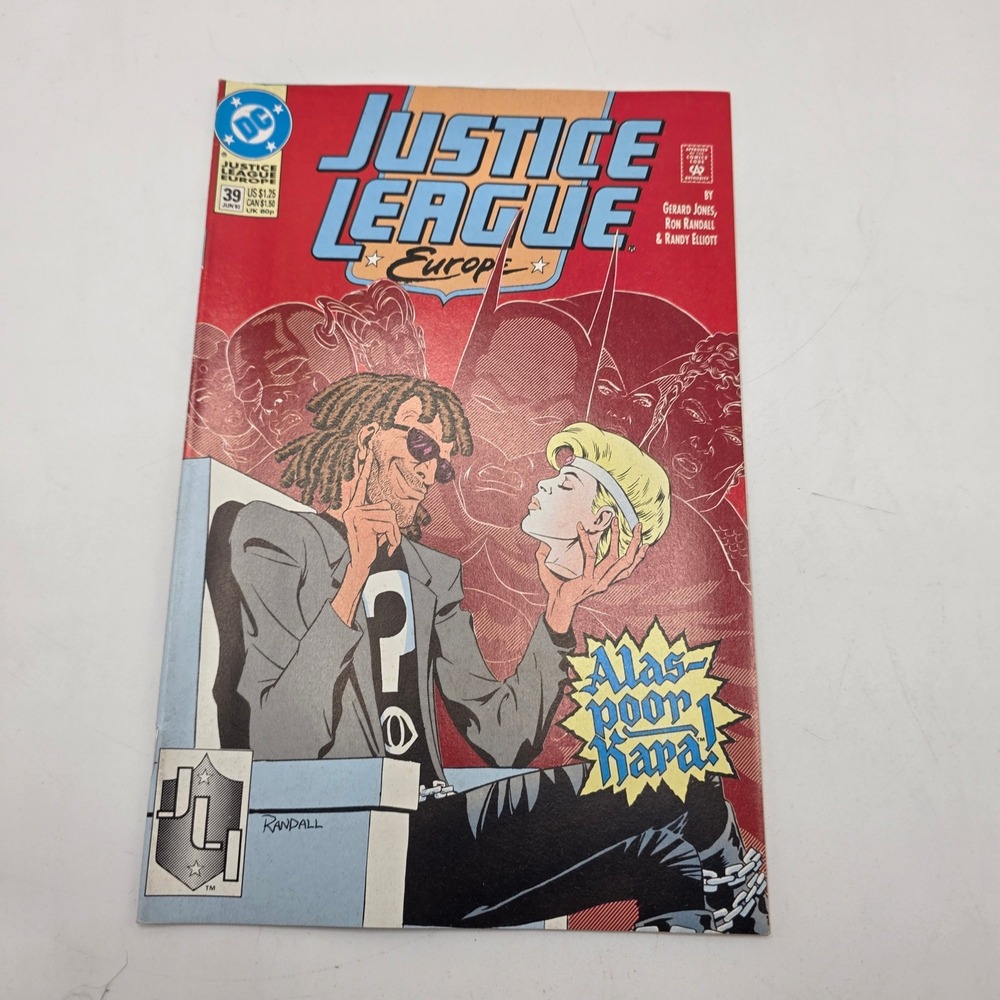 DC Comics Justice League Europe 39 Power Girl Alas Poor Kara‎ Ron Randall 1992